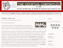Tablet Screenshot of cocktailchronicles.com